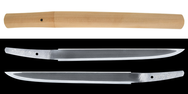 長野県重要無形文化財保持者に認定された宮入法廣刀匠の短刀