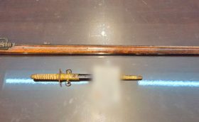 火縄銃 1丁 海軍短剣 1振 他金具